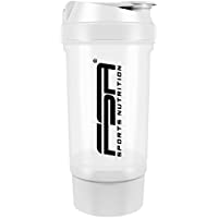 Los mejores  - Proteína Shaker de 500 ml- con compartimento para los polvos de 100 ml- con tamiz- Botella Mezcladora- a prueba de fugas…